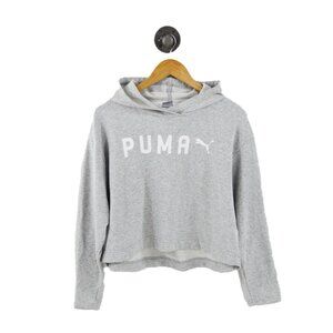 Puma cropped pullover hooded sweatshirt #175-101
